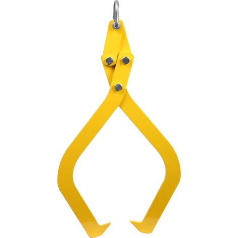 Wiltec – Grappin forestier pour troncs – Ouverture max. 700 mm – Force max. 500 kg – Pince de levage auto-serrante – Griffe pour débardage