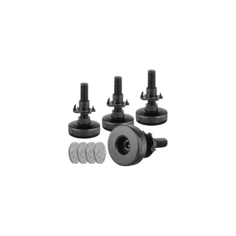 4-teiliges Set Möbelnivellierer, robuste Nivellierfüße, verstellbare Beinversteller für Schränke, Sofas, Tische, Stühle und Tischbeine – Crezuo