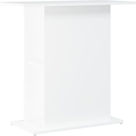 Support d'aquarium Blanc 75x36x72,5 cm Bois d'ingénierie