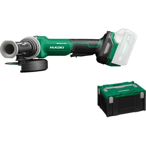 Amoladora HIKOKI G1813DVFW2Z Ø125 -18V LI Sin escobillas V. variable Hombre Muerto Frenado sin batería ni cargador (1/2)