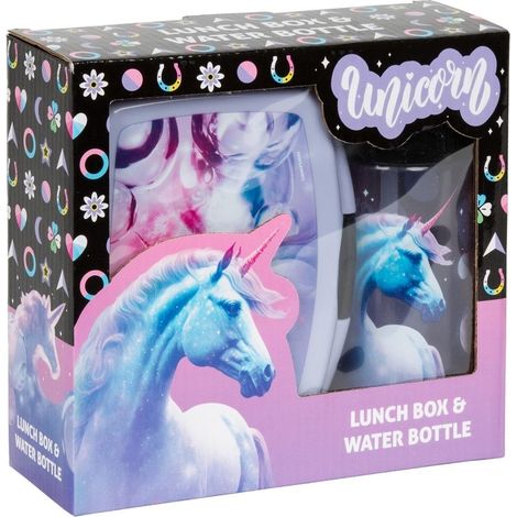 Set DERFORM Unicorn Lunchbox + Borraccia - per bambini attivi