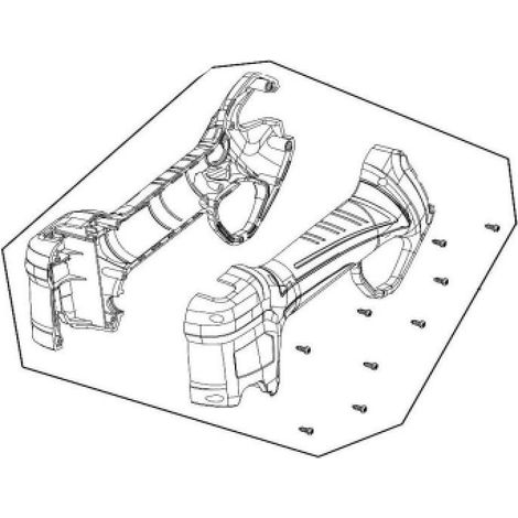 VOLPI - KV360R21K - Ricambio kit scocca/cover per forbice a batteria KV360 (1/3)