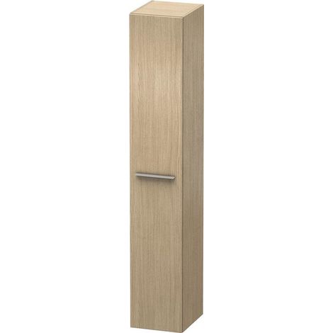 Duravit X-Large Armadio alto 1135, 1 anta in legno, battuta a destra, 300 mm, Colore (anteriore/corpo): Rovere europeo Decorazione quercia - XL1135R5252