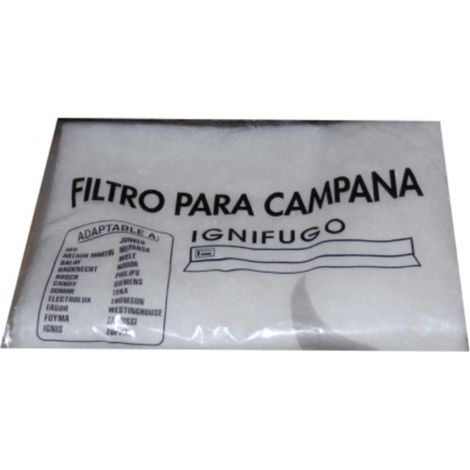Filtro espuma campana extractora 114x47