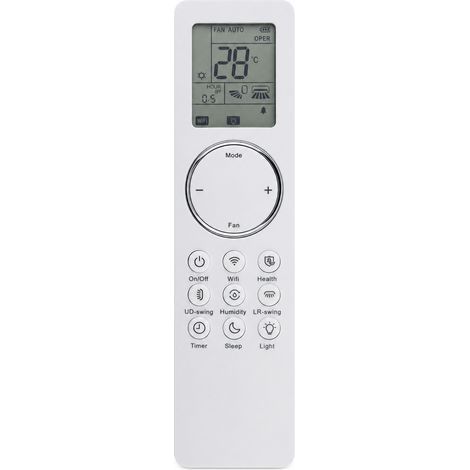 Telecomando per condizionatore compatibile con TOSOT Gree, modello YBE1F, senza configurazione (1/5)