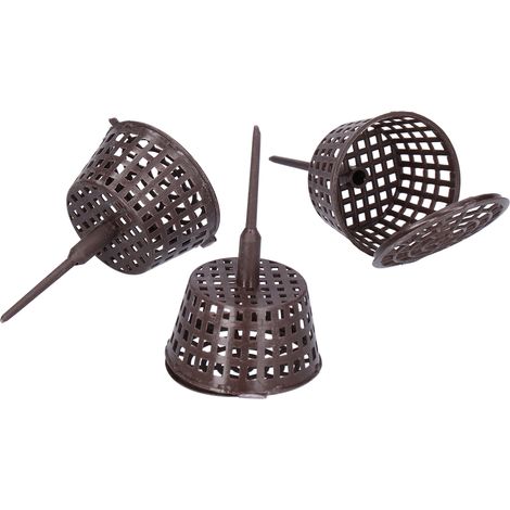 Panier à engrais en plastique à mailles fines, lot de 20, résistant et anti-âge, avec couvercle, pour la fertilisation des plantes et des bonsaïs. (1/5)
