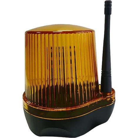 LED Flashing Light, 24V DC 230V AC, Plastic, For Door Opener, Barrier (1/5)