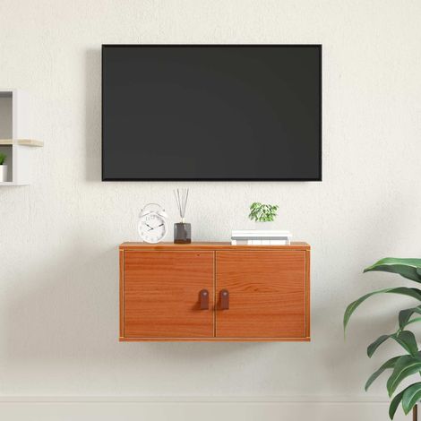 vidaXL Armadietto a muro Marrone cerato 60 x 30 x 30 cm Pino