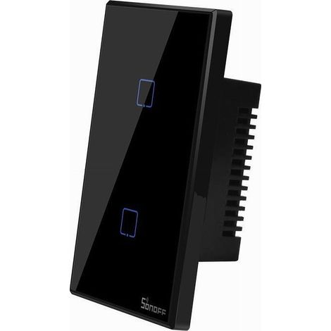 TRADE SHOP - Interruttore Sonoff Smart 2 Canale Controller Wireless Placca Touch Domotica T3us2c - (1/5)