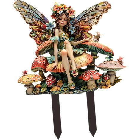 Support à plantes vintage en métal, 3 pièces en céramique (1/5)