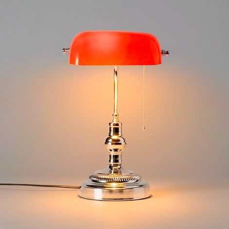 Lampada da tavolo vintage "BANQUERO" - E27