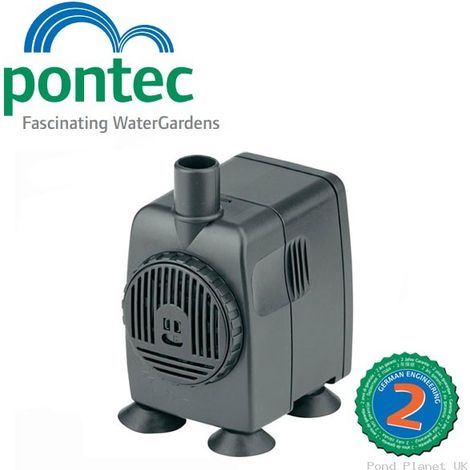 Pompe bassin de 1200 l/h pour fontaine extérieure et petits bassins de jardin (1/4)