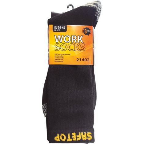 Calcetines de trabajo SAFETOP con refuerzo en puntera y talón Ultimate 39/42