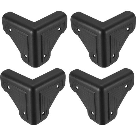 sourcing map 4 protections d'angles en plastique pour boîtes, 78 x 73 mm