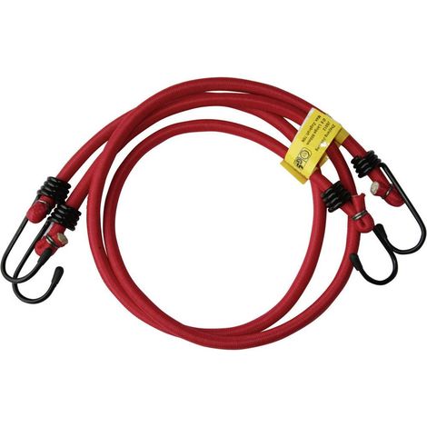 TENDEUR (Ø X L) 10 MM X 80 CM HP AUTOZUBEHÖR 12880 AVEC CROCHETS EN ACIER 2 PC(S)