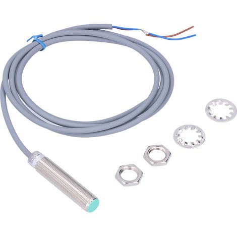 Module de détection de proximité capacitif étanche haute précision avec joint et écrou pour métal et papier AC90‑250VBEM12-02-AB (1/5)