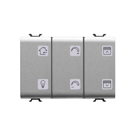 PULS.6CH TASTI E SIMB.TIT.KNX GEWISS GW14783A