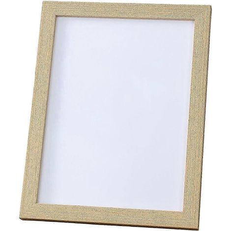 Cadre photo minimaliste à poser ou à accrocher au mur, idéal pour une galerie, un mariage ou une cuisine.-Wood Color 7inch (1/5)