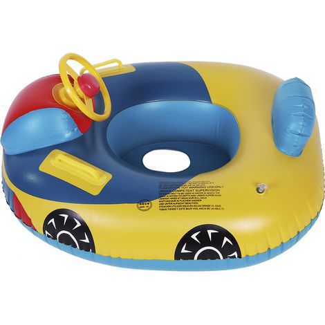 Bouée gonflable auto pour bébé enfant siège natation bateau piscine anneau flotteur (1/5)