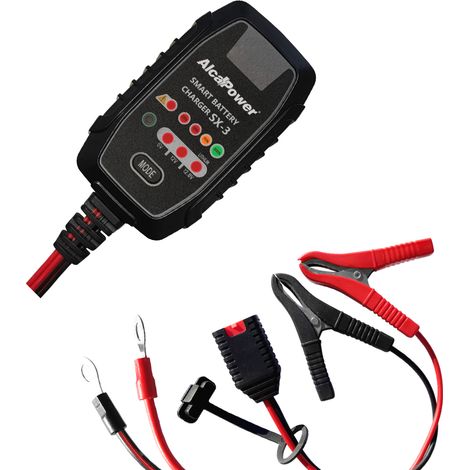 CaricaBatterie SX-3 Switching Automatico 2.5A 6V/12V 1.2-50Ah LiFePO4