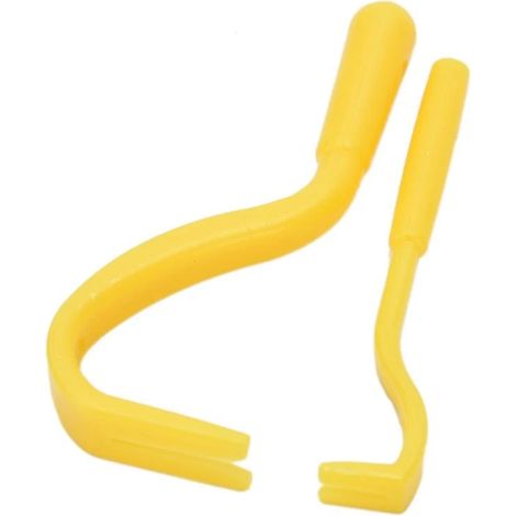 Lot de 6 tire-tiques jaunes (1/4)