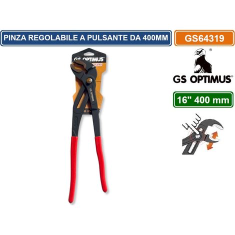 PINZA A PAPPAGALLO 400MM REGOLABILE PER TUBI CON PULSANTE DI REGOLAZIONE RAPIDA CROMO VANADIO (1/4)