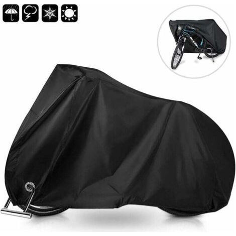 PA Aiperq Housse de Vélo, Housse de Protection pour Vélo Imperméable Housse pour Vélo étanche Anti poussière Protection UV Housse de Pluie de Vélo pour VTT et Vélo de Route 200x70x110cm LangR (1/5)