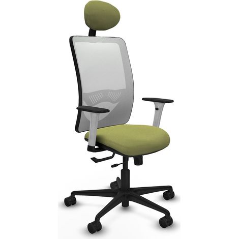 Chaise de bureau piqueras y crespo Zulema blanc support lombaire (1/2)
