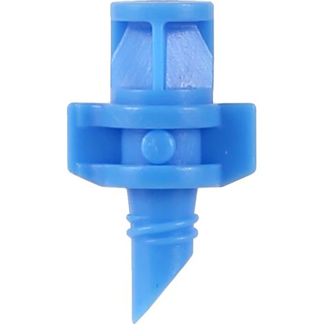 Pulverizador con boquilla atomizadora, rendimiento ajustable, distribución eficiente del agua, color azul de 90 grados. (1/2)