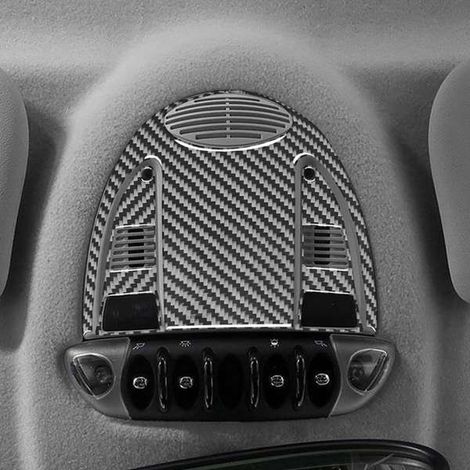 Autocollant décoratif de lecture en fibre de carbone souple Hardtop R56 pour BMW Mini Cooper (1/4)