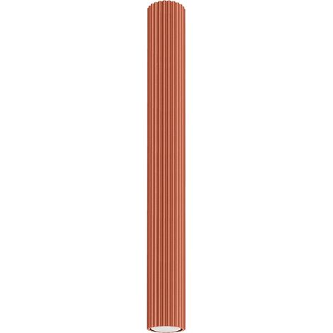 Deckenspot Aluminium GU10 Ø 6,5 cm rund Aufputz Ockerrot Modern Spot Lampe Decke Deckenlampe (1/5)