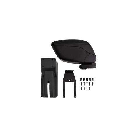 Reposabrazos para coche, negro, 12 x 29 x (32-46) cm, ABS-Crezuo