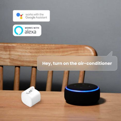 Bouton-poussoir robotisé BLE 4.2 avec minuterie, compatible avec Alexa et l'Assistant Google. (1/4)