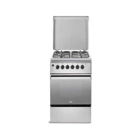 Cocina delonghi DL554EX2 acero inoxidable 4 fuegos gas 52L