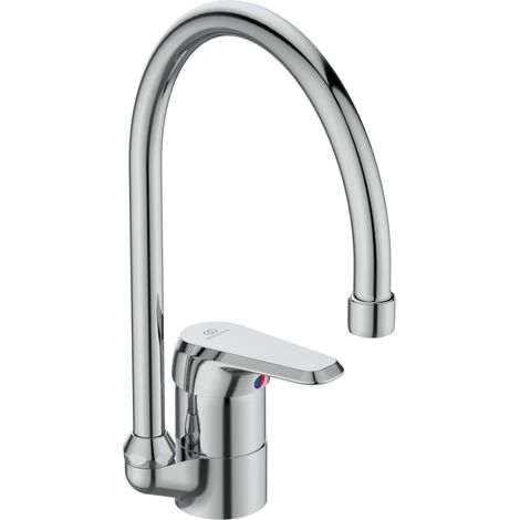 Miscelatore monocomando per lavello in ottone cromato - Ideal Standard Ceraplan (1/3)