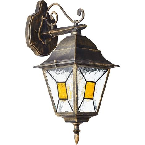 Lampione da Giardino Brilliant Janel Nero 60 W E27 Esterno (1/2)