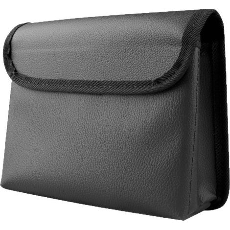 Cestino per auto, cestino magnetico in pelle con coperchio, pieghevole, impermeabile e a prova di perdite, universale per SUV, camion e camper (1/5)