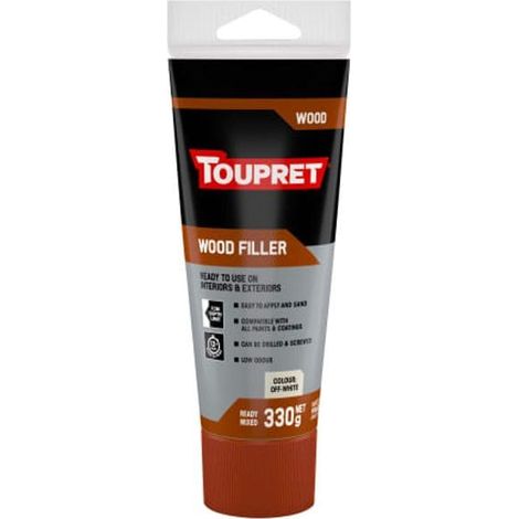 Toupret TTRPBOWTUBGB Wood Filler Off-White 330g TOUTTRPOWTUB