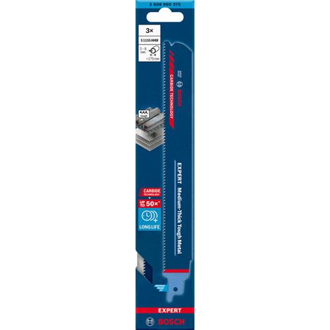 LAMA PER GATTUCCIO BOSCH EXPERT x METALLO S 1155 HHM - 2608900375