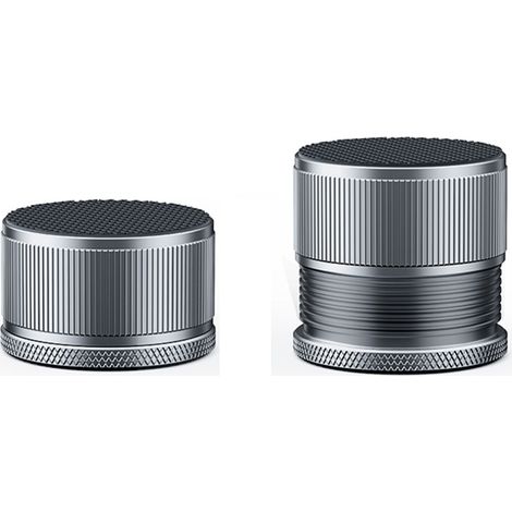 Risers Réglables - Support Métallique pour Meuble - Hauteur Réglable 23 à 43 mm - Antidérapant avec Semelle en Silicone - Lot de 2 (1/5)