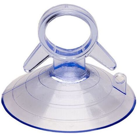 Ecleanfy - Lot de 10 ventouses transparentes 45mm – PVC de haute qualité – Forte adhérence pour surfaces lisses – Idéal pour pare-soleil voiture (1/5)