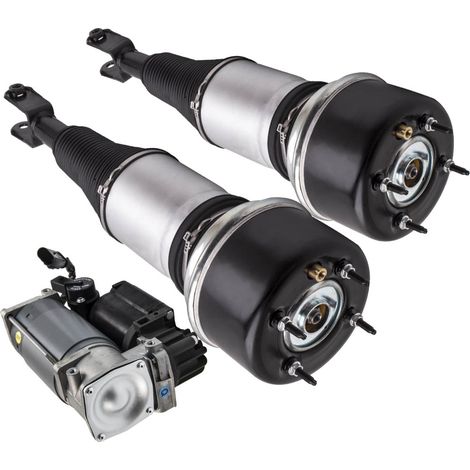 2x Amortisseurs Pneumatiques Avant + Compresseur for Jaguar X350 X358 C2c41349 (1/5)