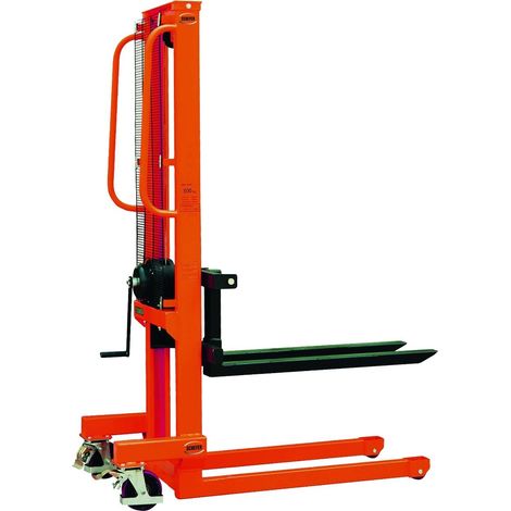 Schefer Handwindenstapler HWS Premium Tragkraft 500kg Gabellänge 1000mm