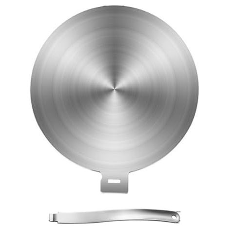 Placa difusora de calor de acero inoxidable para ollas y sartenes de inducción, varios tamaños: 13, 20, 24 y 28 cm, accesorio de cocina, 24 cm
