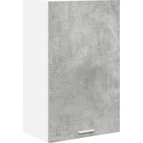 Maison Exclusive - Armadio pensile Grigio Cemento e Bianco 50 x 31 x 80 cm