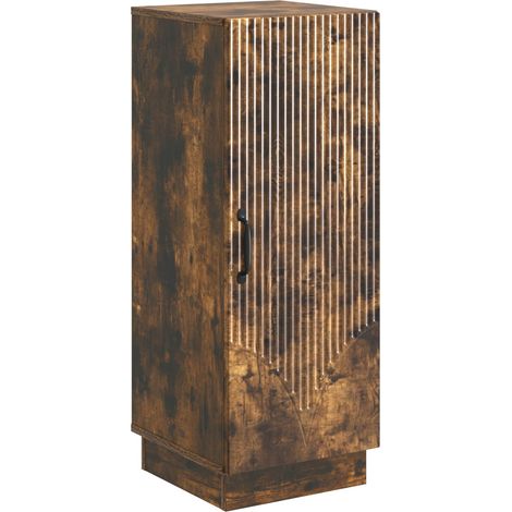 Credenza Rovere Fumo 33 x 34,5 x 87 cm Legno ingegnerizzato vidaXL