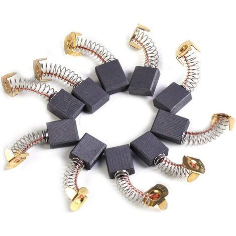 Lot de 10 balais de charbon 7×13×16 mm – Compatibles avec moteurs électriques d'outils (perceuses, meuleuses, etc.) (1/5)