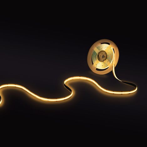 Striscia LED COB 24V DC - CCT - 14W/m - 10mm - IP20 - Rotolo 5