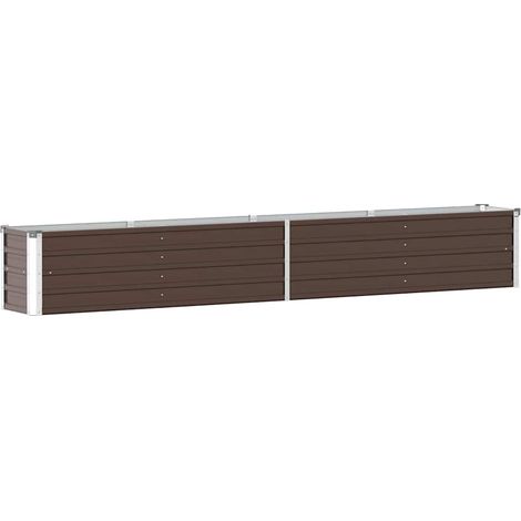 Maison Exclusive - Garten-Hochbeet Verzinkter Stahl 320×40×45 cm (1/5)