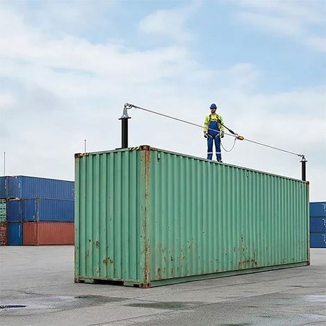 Temporäre Rettungsleine – 40-Fuß-Container - LDV-CONTAINER-40 (1/5)
